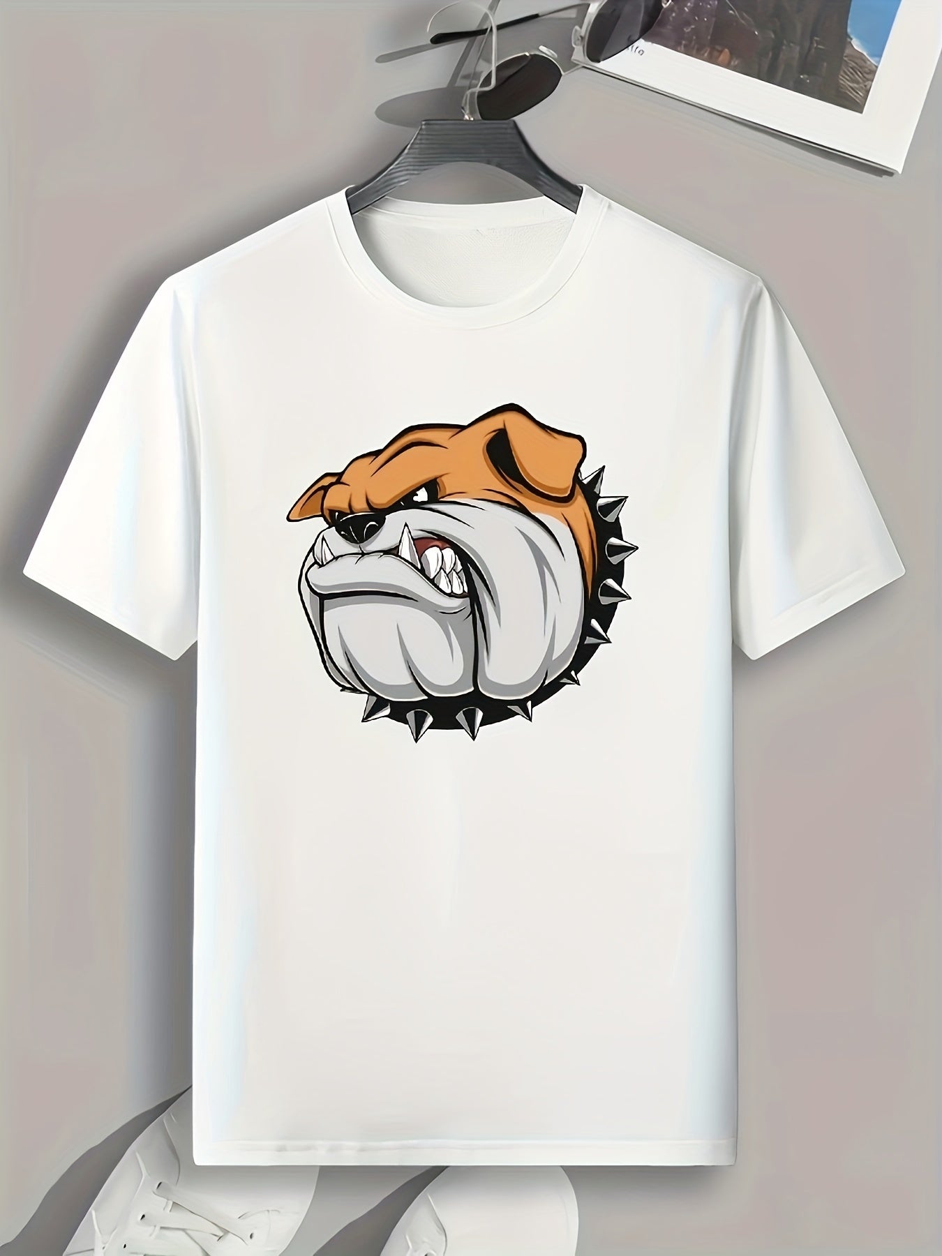 Cartoon Print Men's Graphic T shirt for Summer