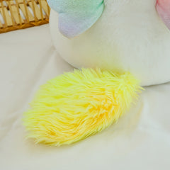 Calf Unicorn Doll Pillow Plush Toy With Wings Sofa Decoration