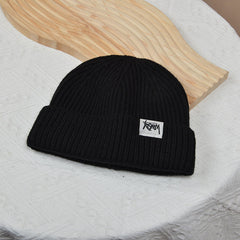 Winter Lined Cowboy Hat Beanie Warm Unisex Knit Baseball Cap