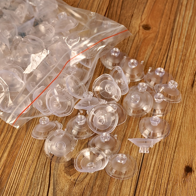 50pcs Clear Suction Cups for Fish Tanks Windows and Weddings 30 40mm