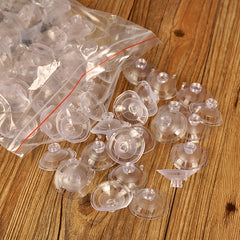 50pcs Clear Suction Cups for Fish Tanks Windows and Weddings 30 40mm