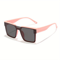 Square Frame Sun Protection Sunglasses for Boys Girls Teens