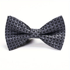 Men's Jacquard Bow Tie Casual Silk Bow Tie