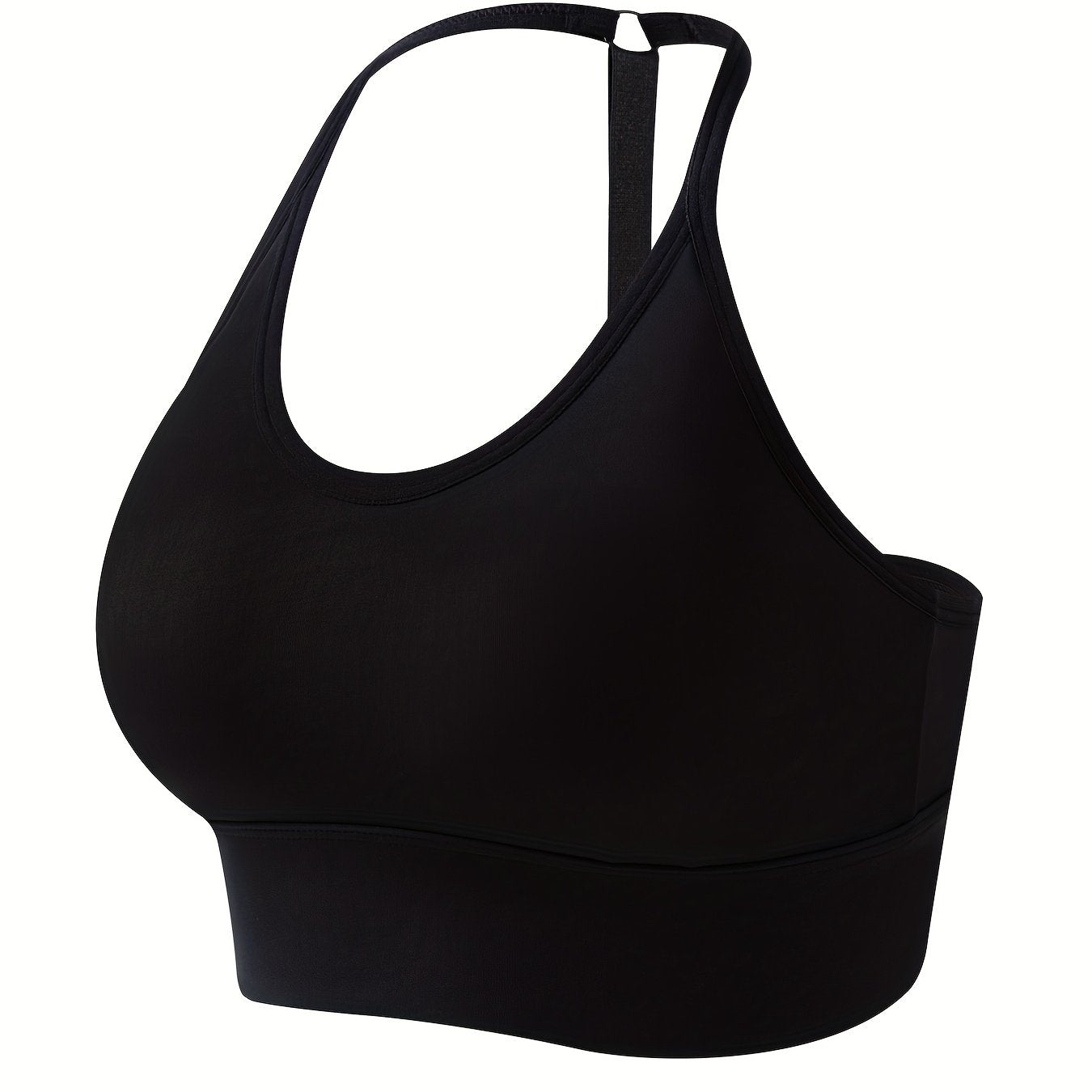 Seamless Halter Sports Bra Adjustable Yoga Fitness Bra