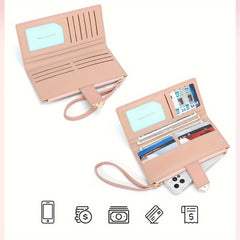 Personalized Photos Wallet Large Capacity Clasp Clutch Bag Bifold Wallet