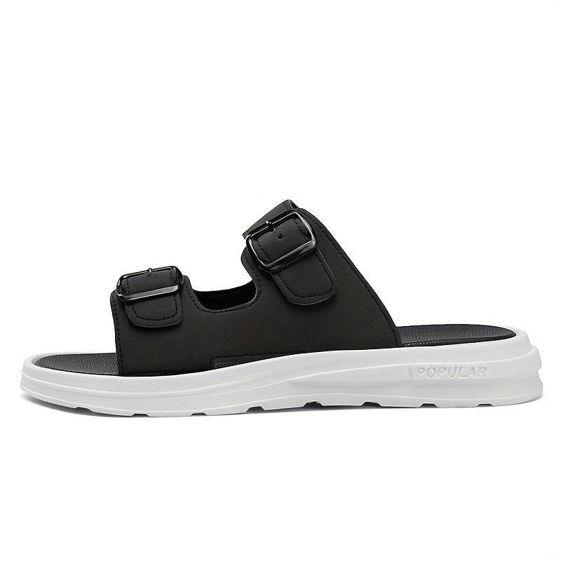 Men's Non Slip Platform Slides Comfortable Cloud Slides