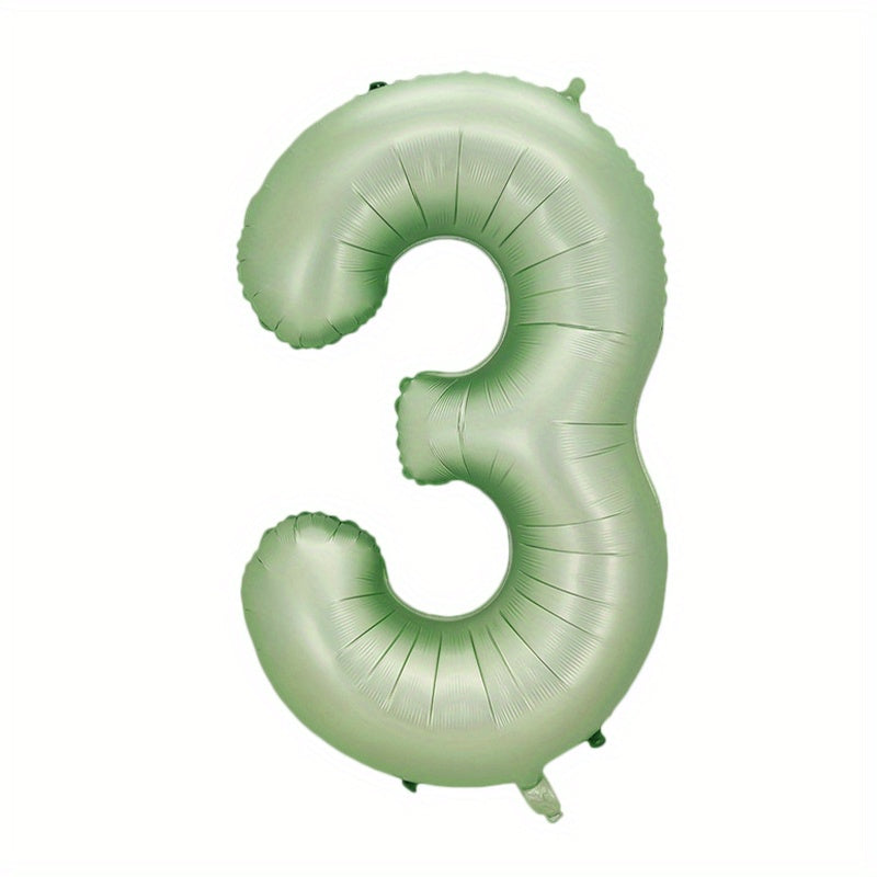 40 Inch Olive Green Aluminum Foil Balloon for Kids Birthday Party