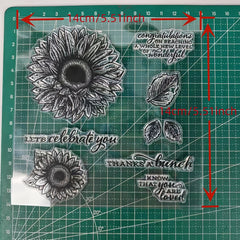 Sunflowers Metal Cutting Dies Or Stamps Sets For Card Decoration