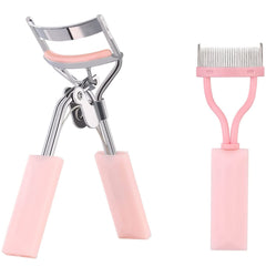 Pro Eyelash Curler & Comb Set for Perfectly Curled and Groomed Lashes