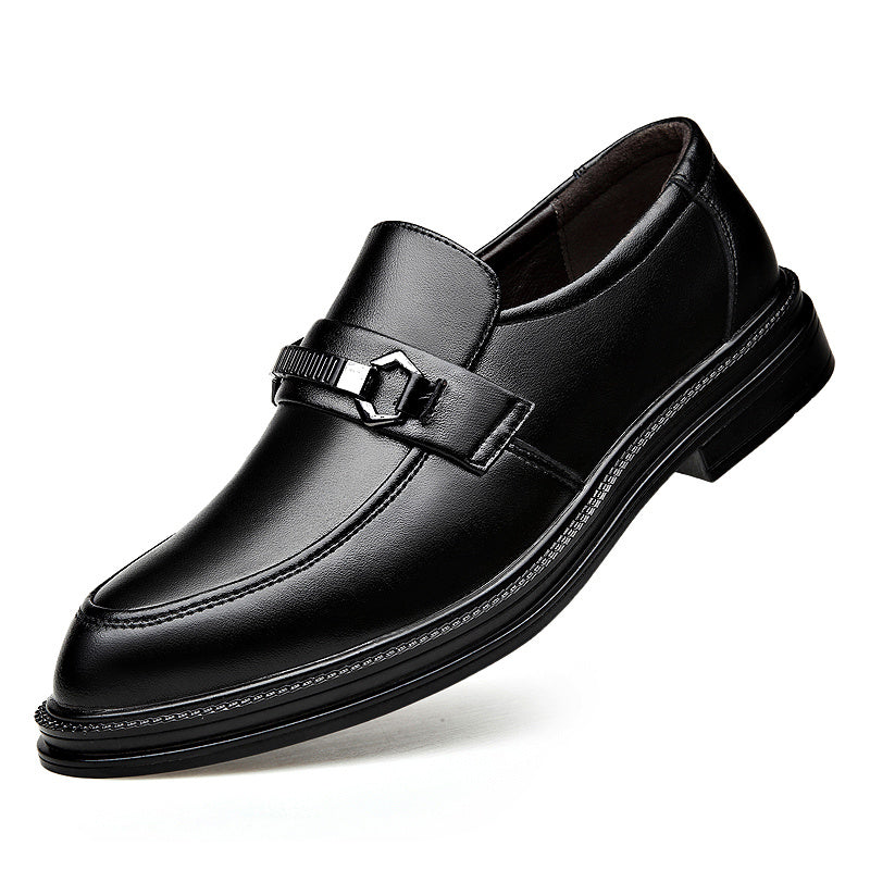 Men Pointed Toe Oxford Shoes Slip On Dress Shoes
