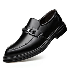 Men Pointed Toe Oxford Shoes Slip On Dress Shoes
