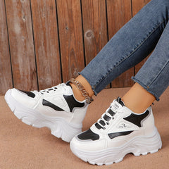 Thick Sole Outdoor Sneakers Shock Absorption Non Slip Running Shoes
