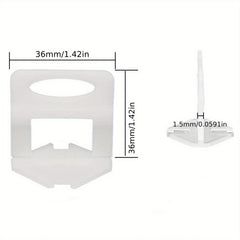500pcs Tile Leveling Clips 1.5mm 2mm 3mm