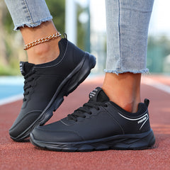 Women's Lightweight Lace-Up Casual Running Shoes Low Sports Sneakers