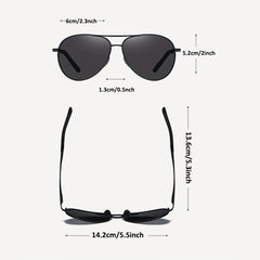 Polarized Aviator Sunglasses Lightweight UV Protection