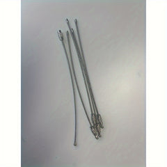 5pcs Stainless Steel Wire Keychain Cable Key Holder Keyring
