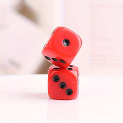 10pcs Acrylic Dice 16mm Round Corner Game Dice
