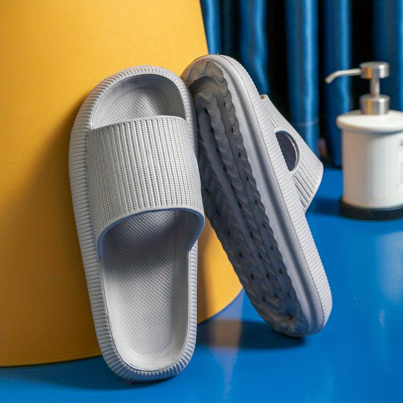 Men's Casual Non Slip Slides Open Toe Slippers