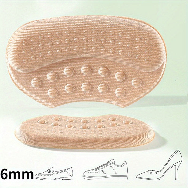 4D Heel Stickers Anti-drop High Heels Insoles Adjust Size Anti-slip Footwear