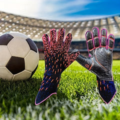 Strong Grip Soccer Goalie Gloves with Finger Protection