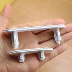 Set of 2 Mini Dollhouse Wall Display Racks - Charming Furniture for Collectors