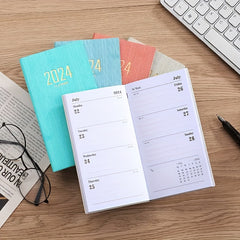 A6 English Daily Planner Notebook - Time Efficiency Management