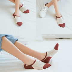 5 Pairs Women's Low Cut Cotton Ankle Socks