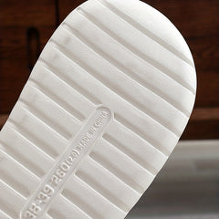 Women's Cross Strap Pillow Slippers Plush Lined Linen Shoes