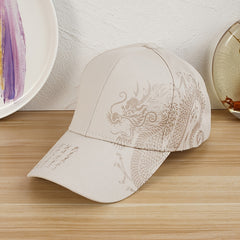 Unisex Sunshade Breathable Baseball Cap Dragon Pattern