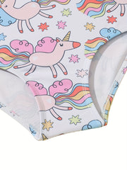 Toddler Girls Unicorn 1pc Swimsuit Bathing Suit Summer Clothes
