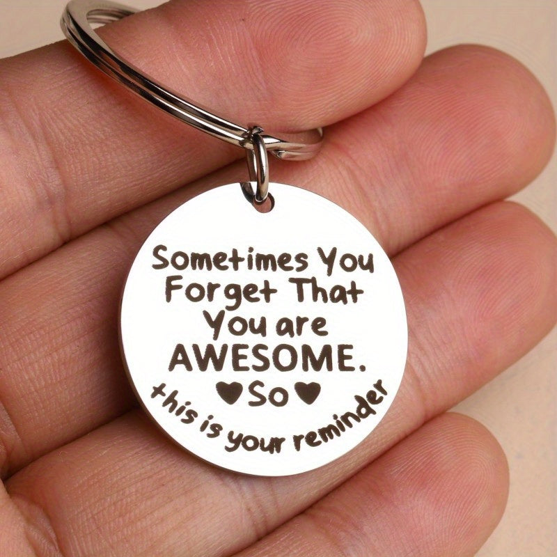 Personalized Motivational Keychain for Boys