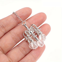 Mini Chandelier Model Ornament for Dollhouse Living Room Scene