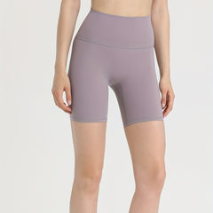 Women's High Waist Hip Exercise Running Tight Fitness Shorts