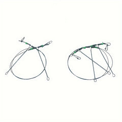 5pcs Steel Wire Anti-tangle Fishing Hook Connector