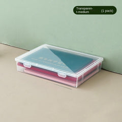 Transparent Stationery Box for Organizing Household Documents