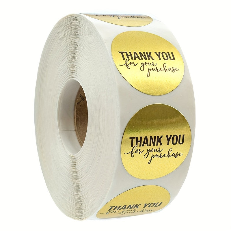 500pcs Thank You Stickers Seal Labels for Package Stationery