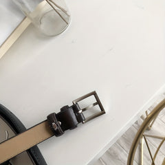 Square Pin Buckle PU Belt for Women