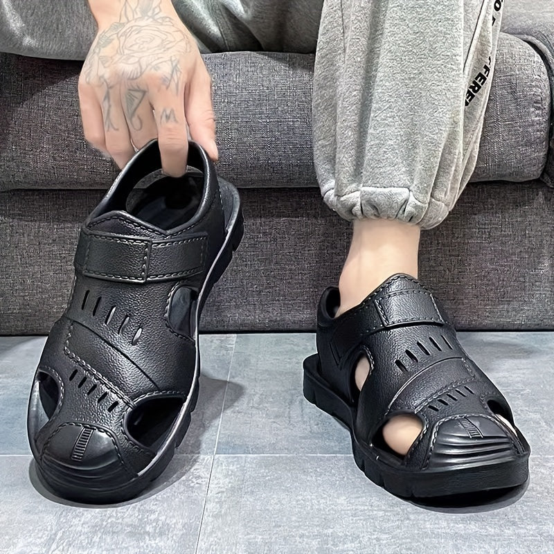 Men's Platform Ankle Sandals Soft Sole Anti-Skid Beach Shoes