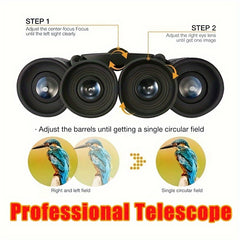12x Compact Zoom Telescope for Outdoor Camping Bird Watching