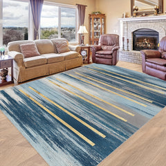Minimalist Abstract Striped Carpet for Home Decor