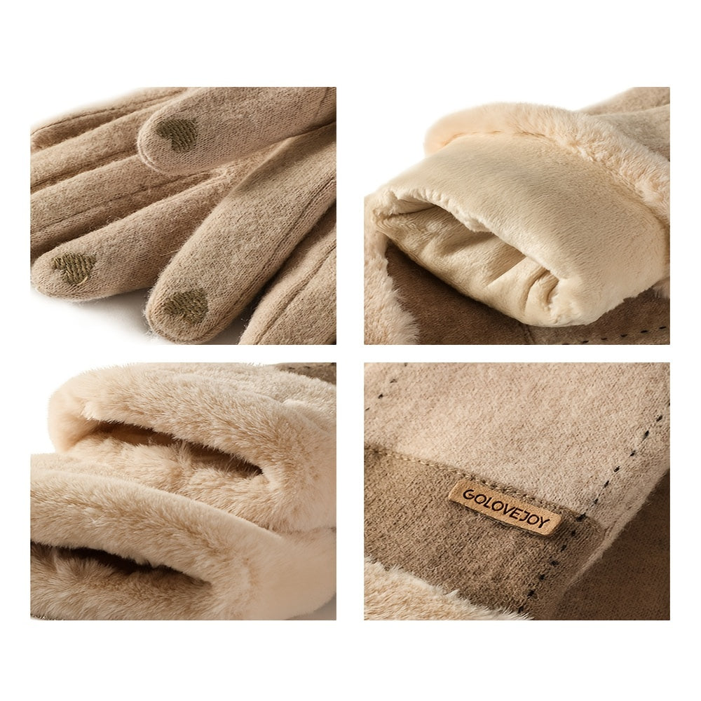 Women Winter Outdoor Thermal Anti Cold Gloves Warm And Stylist