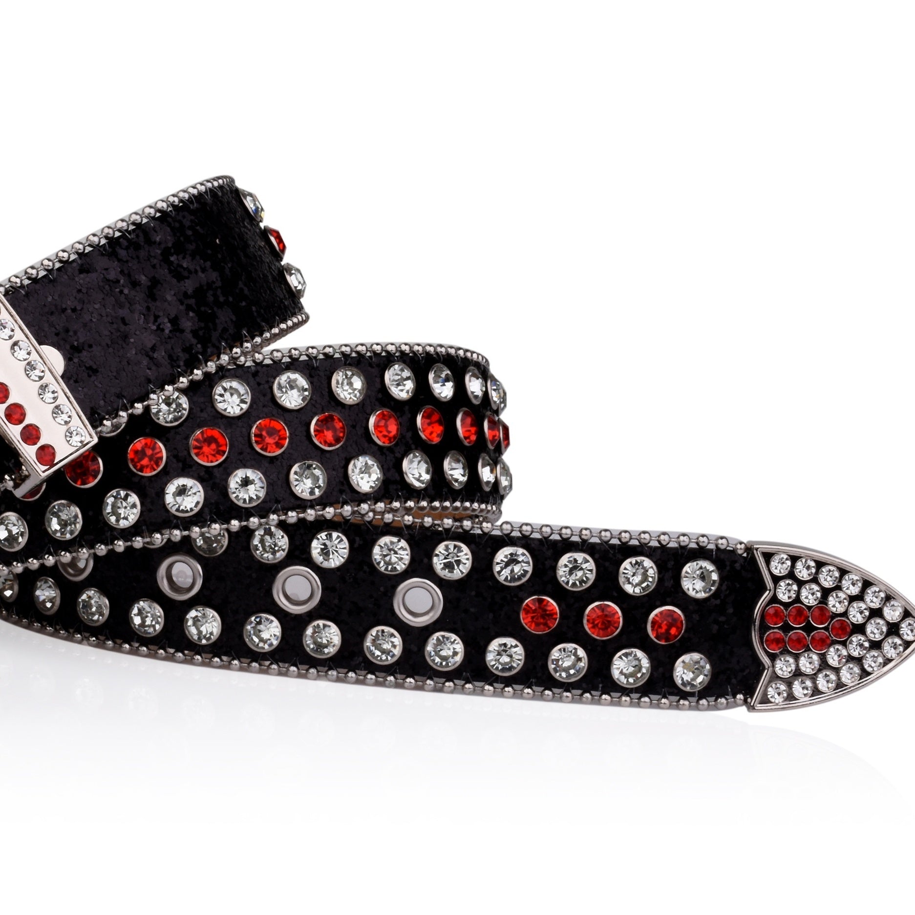 Rhinestone Punk PU Belt Western Cowboy Cowgirl Belts Jeans Pants Belt