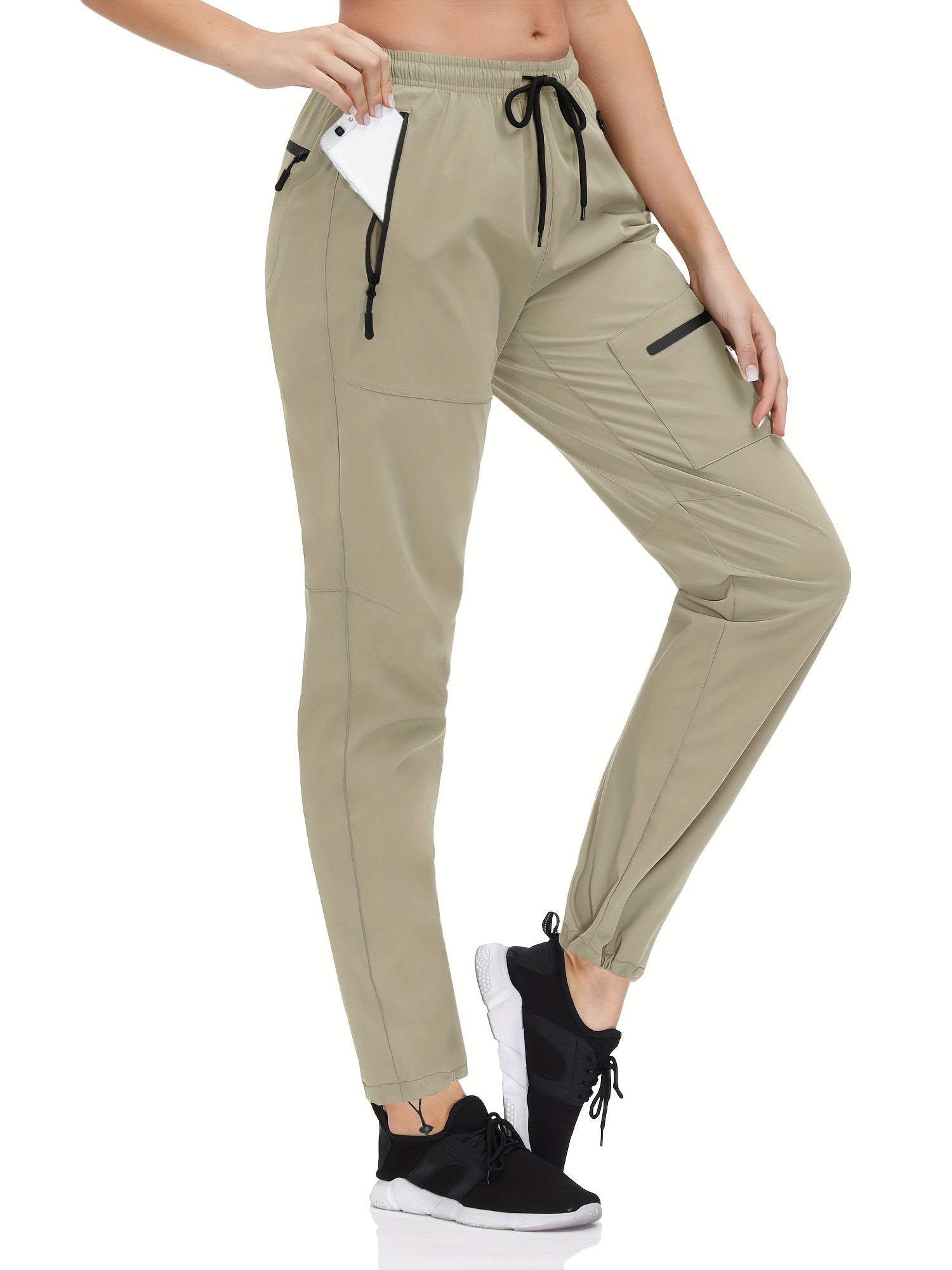 Quick Dry Drawstring Outdoor Sports Pants Women's Activewear