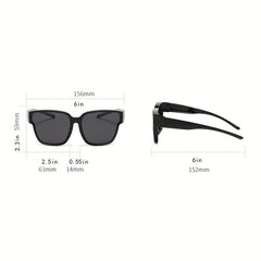 Polarized Wrap Around Fit Over Sunglasses for Men Women UV400