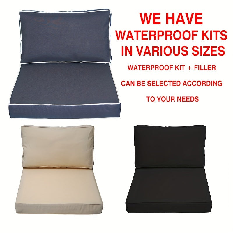 Waterproof Outdoor Cushion Set for Terrace Furniture 60-96cm