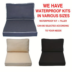 Waterproof Outdoor Cushion Set for Terrace Furniture 60-96cm