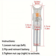 12pcs LED Lighted Arrow Nock For 7.62mm Shaft Archery Accessory