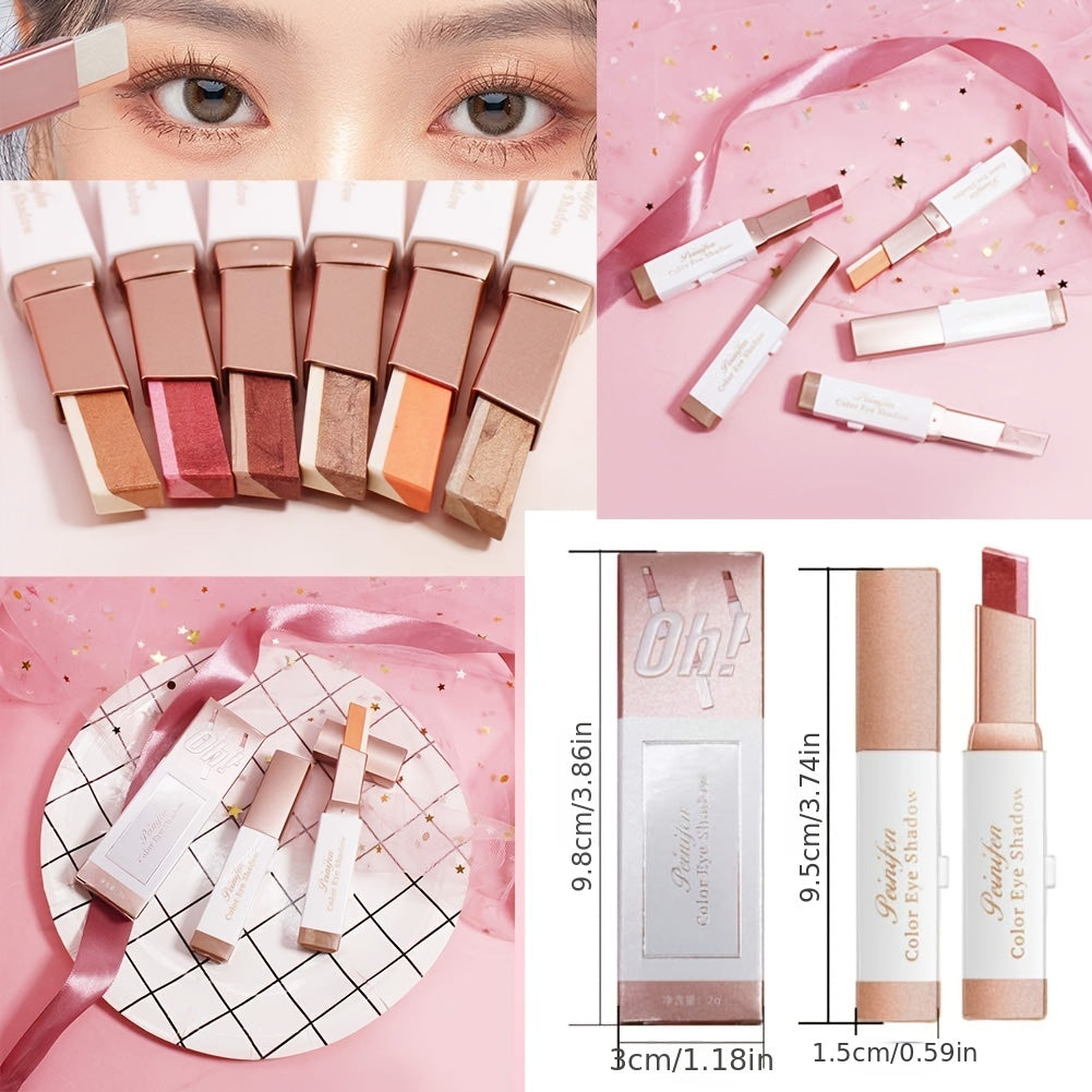 Glitter Gradient Eye Shadow Stick Waterproof Long Wear Eye Shadow Pen