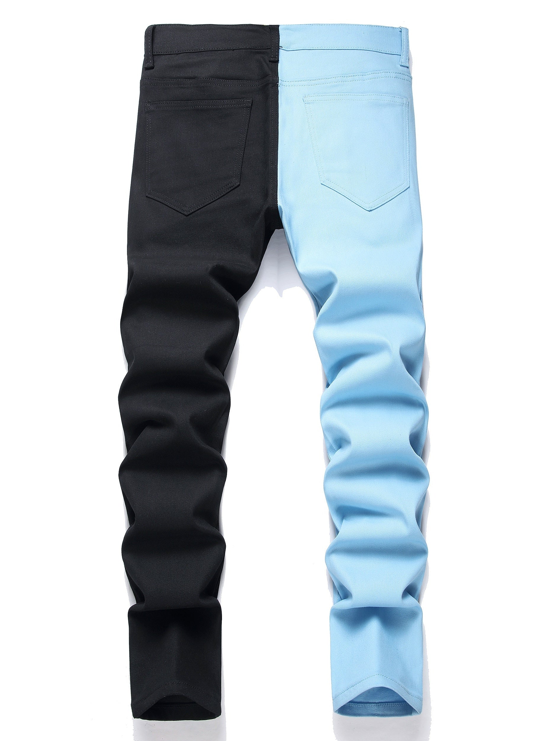 Slim Fit Stretch Denim Jeans Men's Casual Street Style Pants