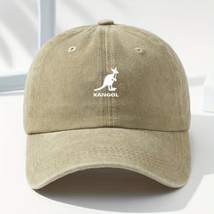Kangaroo Print Baseball Cap Vintage Hat Outdoor Sunshade Peaked Cap